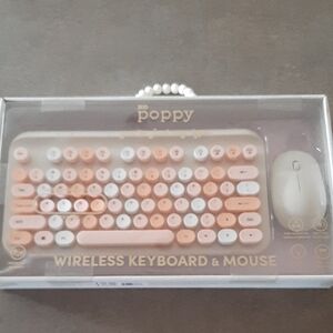 XO Poppy Wireless Keyboard and Mouse Set